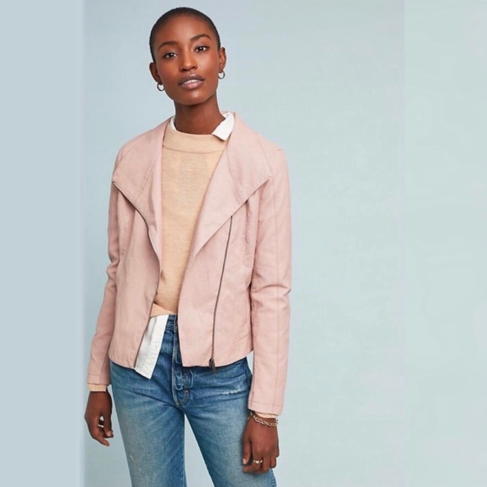 Anthropologie Ripley Moto Vegan Leather Jacket XS